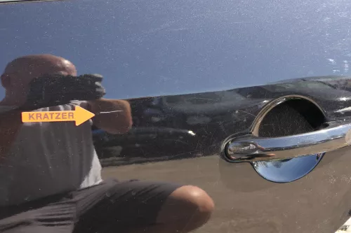 VW Touran 1T 1T3 Tür hinten links schwarz LC9X Deepblack (123641)