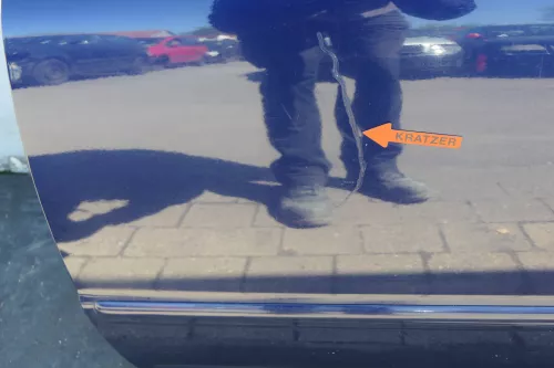 VW Passat 3B 3BG Kombi + Limo Tür vorne links Fahrertür blau LB5N indigoblau (123669)