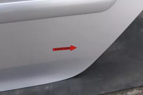 VW Golf 5 V 1K Tür Türrahmen hinten links 4/5-Türer grau silber LA7W reflexsilbe (123695)