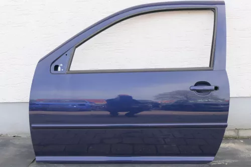 VW Golf 4 Tür vorne links Fahrertür 2/3-Türer blau LB5N indigoblau