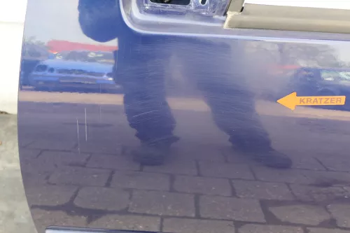 VW Golf 4 Tür vorne links Fahrertür 2/3-Türer blau LB5N indigoblau (123696)