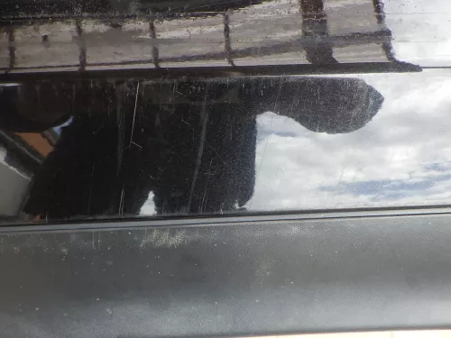 VW Golf 4 Limousine Stoßstange hinten Heckstoßstange Stoßfänger schwarz LC9Z lei (123784)