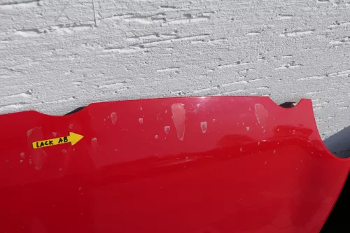 VW Polo 9N Motorhaube KLappe vorne rot LP3G bis ca. Bj. 2004 (123801)