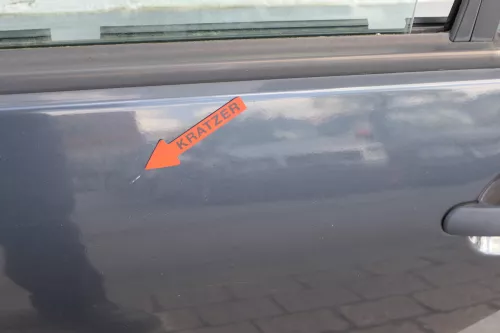 VW Golf 4 Limousine Tür hinten links grau LC7V (KEINkombi) (123822)