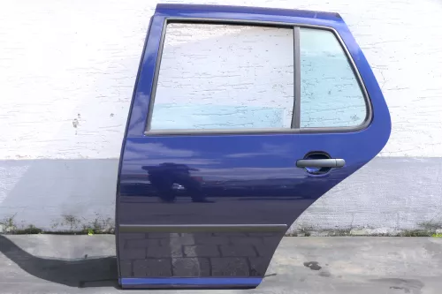 VW Golf 4 Limousine Tür hinten links blau LB5N indigoblau (KEINkombi)