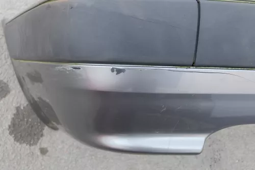 Audi 80 8C Stoßstange Heckstoßstange hinten Heckstoßfänger grau LY7P Limousine (123840)