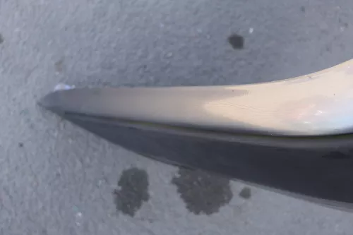 Audi 80 8C Stoßstange Heckstoßstange hinten Heckstoßfänger grau LY7P Limousine (123840)