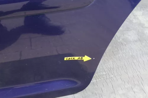 VW Touran 1T 1T3 Tür hinten links blau LB5N indigoblau mit Scheibe (123850)