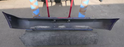 VW Polo 6N Stoßstange hinten Oberteil der 2-geteilte Heckstoßstange blau LD5D c (123867)