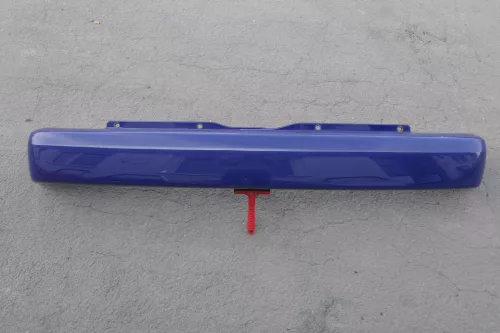 VW Polo 6N Stoßstange hinten Oberteil der 2-geteilte Heckstoßstange blau LD5D c