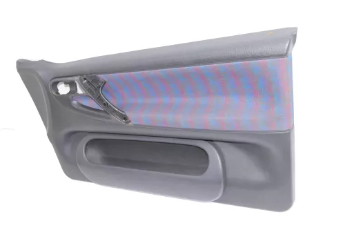 VW Polo 6N Türverkleidung Verkleidung Tür vorne rechts 2/3-Türer off-black lila (123949)