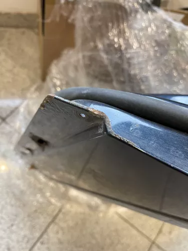 VW Passat 3C Kombi Variant Tür hinten rechts blau grau LC5F ohneAnbauteile (125009)