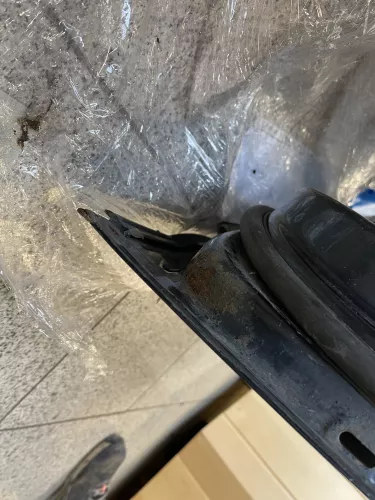 VW Passat 3C Kombi Variant Tür hinten rechts blau grau LC5F ohneAnbauteile (125009)