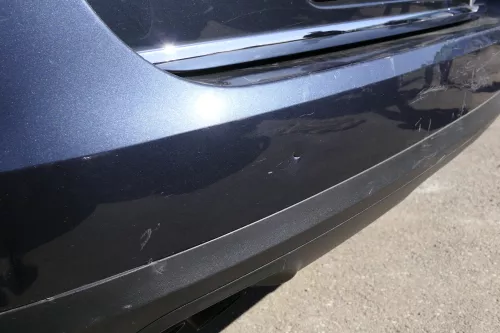 VW Passat 3C Kombi Stoßstange hinten Heckstoßstange Stoßfänger grau blau LC5F (125011)