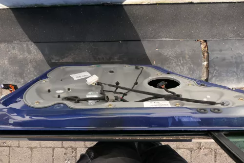 VW Touran 1T3 1T Tür hinten links Fahrerseite blau LL5M blue (125155)