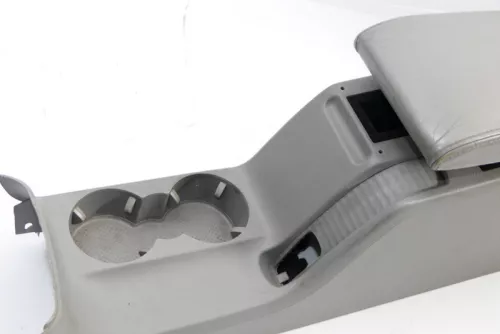 VW Passat 3BG Mittelarmlehne Armlehne Fach Lehne Mittelkonsole Leder grau (125730)