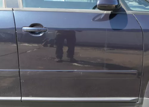 Audi A2 8Z Tür nur das Türblatt vorne rechts blau LZ5Q - ohne Anbauteile