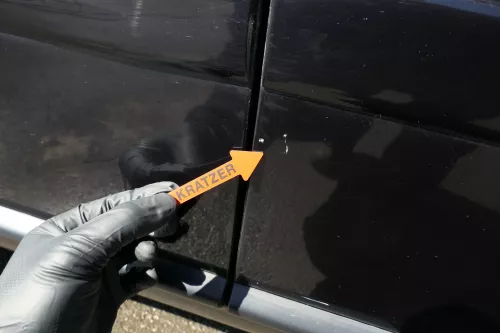 Audi A2 8Z Tür nur das Türblatt vorne rechts blau LZ5Q - ohne Anbauteile (125842)