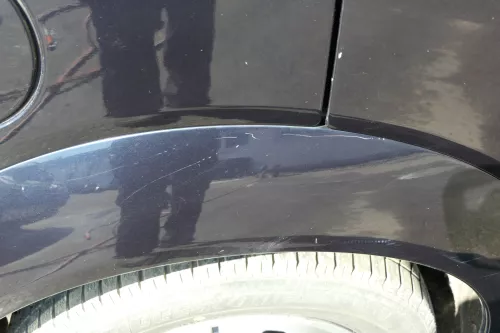 Audi A2 8Z Kotflügel Abdeckung Verbreiterung Radabdeckun hinten rechts blau LZ5Q (125848)