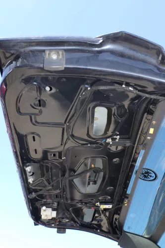 Audi A2 Heckklappe Klappe hinten Kofferraumklappe blau LZ5Q mit Scheibe (125850)