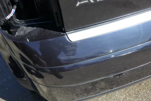 Audi A2 8Z Stoßstange hinten Heckstoßstange blau LZ5Q (125851)