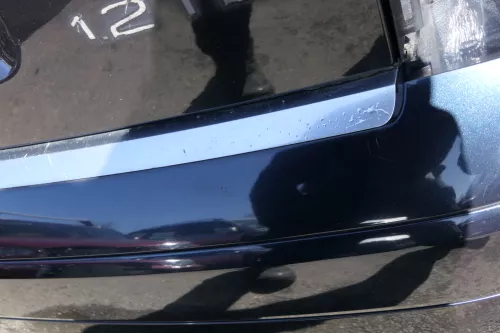 Audi A2 8Z Stoßstange hinten Heckstoßstange blau LZ5Q (125851)