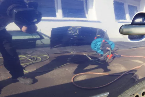 VW Sharan 7M Ford Galaxy Tür links hinten blau LB5N indigobl ab Bj.2000 Facelift (125921)