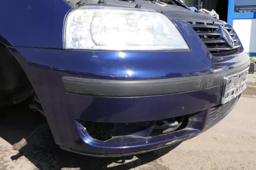 VW Sharan 7M Stoßstange vorne Frontstoßstange blau LB5N Facelift ab Bj. 2000 (125930)
