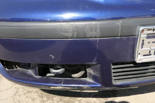 VW Sharan 7M Stoßstange vorne Frontstoßstange blau LB5N Facelift ab Bj. 2000 (125930)