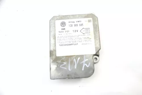 VW Sharan 7M Octavia 1U Steuergerät Airbag Airbagsteuergerät 1C0909605 Index 06