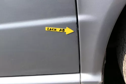 Skoda Fabia 6Y Kombi + Limousine Tür vorne rechts Beifahrertür grau blau si LF7V (126633)