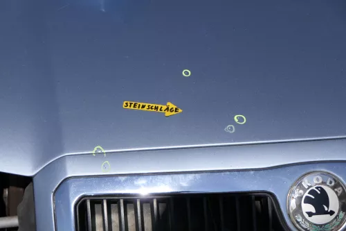 Skoda Fabia 6Y Motorhaube KLappe vorne silber grau LF7U mit Grill (126636)