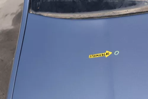 Skoda Fabia 6Y Motorhaube KLappe vorne silber grau LF7U mit Grill (126636)