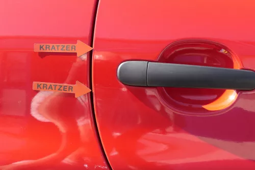 Seat Ibiza 6L Tür 4/5-Türer hinten rechts rot LS3H - ohne Anbauteile (126638)