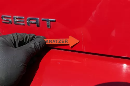 Seat Ibiza 6L Heckklappe Klappe hinten Kofferraumklappe rot LS3H (126642)