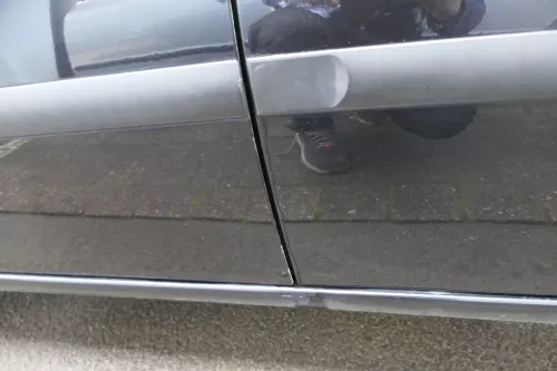 Seat Ibiza 6L Tür 4/5-Türer hinten links schwarz LC9Z - ohne Anbauteile (127714)