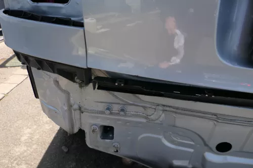 Audi A3 8L Facelift Heckklappe Kofferraumklappe Klappe hinten blau LY7R OHNE Anb (127742)