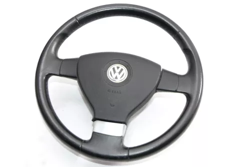 VW Passat 3C Eos Golf 5 Lenkrad 1K0419091FF 3-Speichen Leder GOAL blaue Nähte