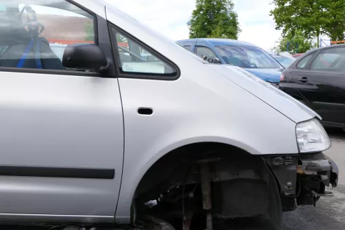 VW Sharan Kotflügel rechts vorne silber grau LB7Z 2000-2009 Facelift