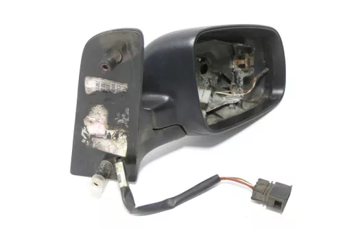 VW Sharan Alhambra elektrischer Spiegel Außenspiegel rechts schwarz matt unlack (127940)