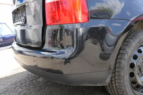 VW Touran 1T Stoßstange hinten Heckstoßstange Stoßfänger schwarz LC9Z meta (127966)