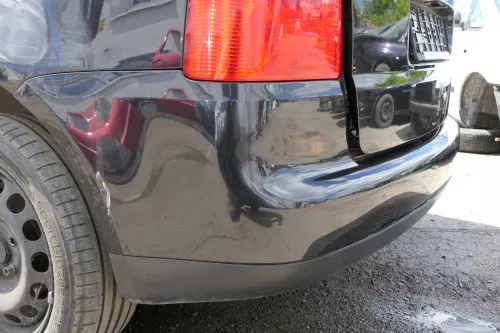 VW Touran 1T Stoßstange hinten Heckstoßstange Stoßfänger schwarz LC9Z meta (127966)