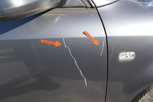 Audi A4 B6 8E nur Türblatt Tür vorne rechts Beifahrertür grau LX7Z Kombi+Limo (127988)