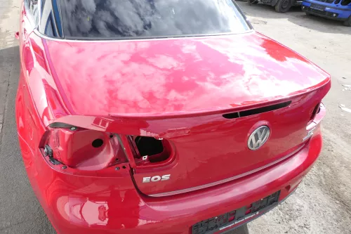 VW Eos 1F Cabrio Heckklappe Klappe Kofferraumklappe rot LA3H (128049)