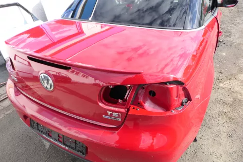 VW Eos 1F Cabrio Heckklappe Klappe Kofferraumklappe rot LA3H (128049)