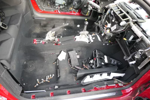 VW Eos Teppich Innenraumteppich Innen Bodenbelag schwarz - Top Zustand 50.000km