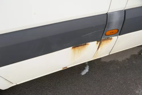 VW Crafter 2E Tür vorne links Fahrertür weiß L902 - ohne Anbauteile (128090)