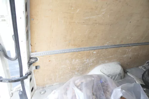 VW Crafter Seite Verkleidung Tür hinten rechts Schiebetür alles aus Holz Abdecku (128131)