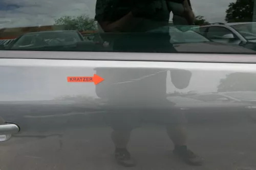 VW Golf 5 V 1K Tür nur das Türblatt hinten rechts 4/5-Türer grau grün LA6Q (128285)