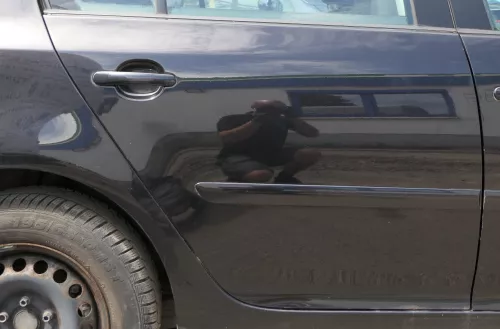 VW Golf 5 V 1K Tür nur das Türblatt hinten rechts 4/5-Türer schwarz LC9Z metalli